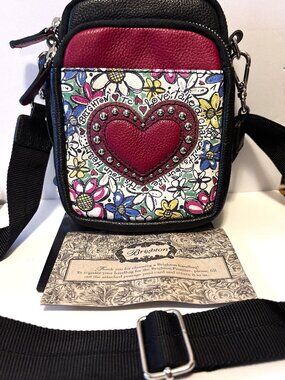 Brighton Scribble Garden Mini Crossbody